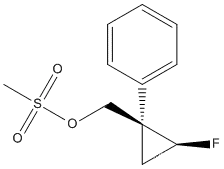 Cyclopropanemethanol, 2-fluoro-1-phenyl-, methanesulfonate,(1R,2S)-rel-